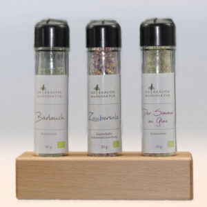 Angebot | <strong>,Drei Salze incl. *Holzständer' </strong> (*gratis)