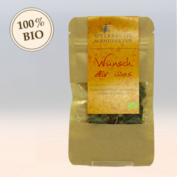 NEU | Kräuterteemischung (bio) 20g<br><strong>,Wünsch dir was' </strong> – Bild 2