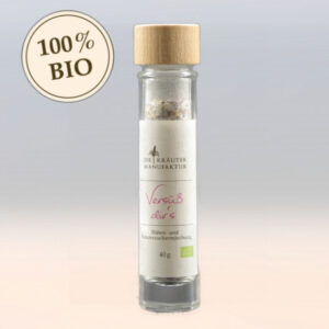 Blüten- u. Kräuterzuckermischung (bio) - im Glas 40g <br><strong>,Versüß dir´s'</strong>